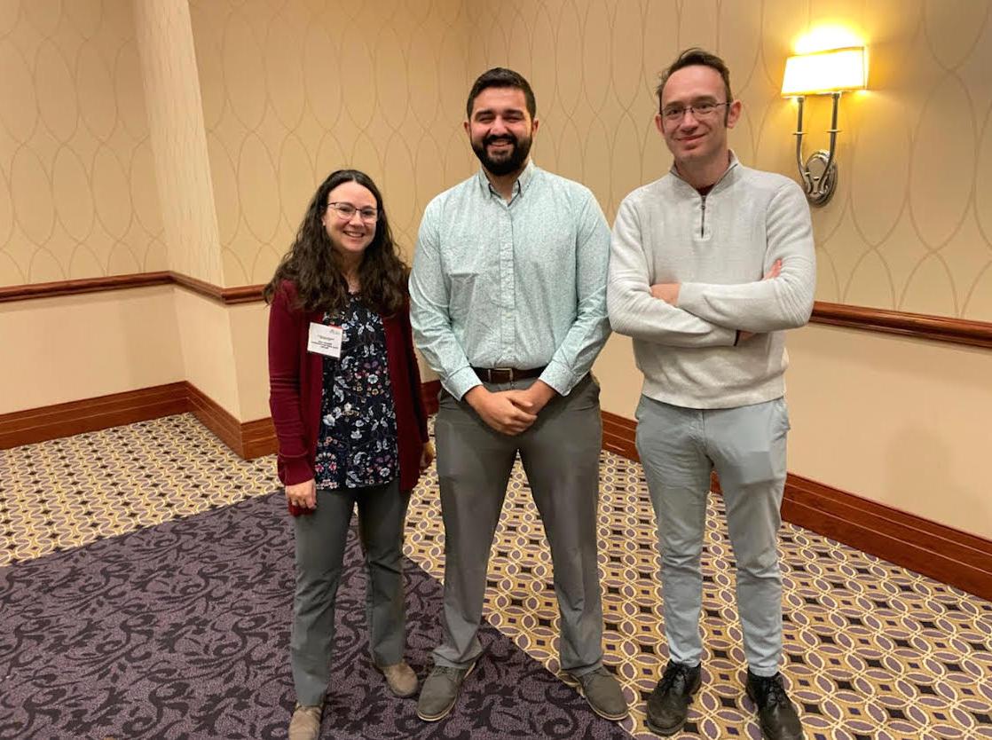 Pictured left to right: Dr. William Newton, David Williamson, and Dr. Robynne Lock.